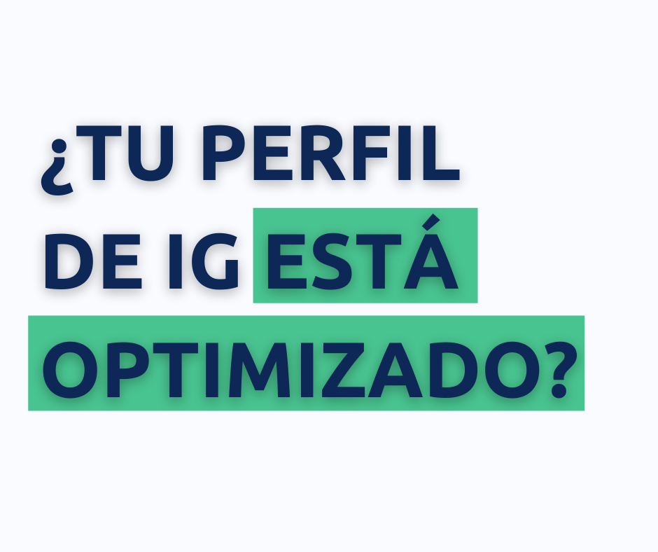 perfil de instagram optimizado